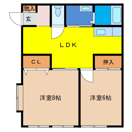 フォレスト宇都宮の物件間取画像